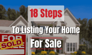 steps to listing your home for sale